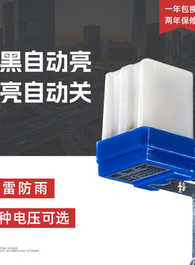 12V24V220v光控开关防雨灯开关天黑自动亮自动感光控开关AS-10