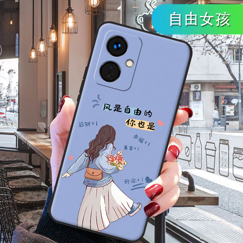 适用OPPOK11x手机壳磨砂5G男女款全包软边PHF110硅胶卡通个性网红防摔套