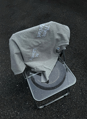 WetGrade美式复古贴布刺绣设计宽松潮牌短袖T恤男女情侣款