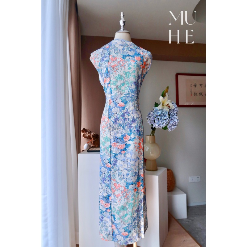 天选港工花色小纹蔷薇花草图案