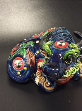 十二生肖动物公仔石湾陶瓷