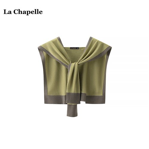 拉夏贝尔/La Chapelle韩系针织小披肩女2026新款外搭衬衫披肩围巾