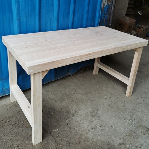 实木工作台写字台书桌复古电脑