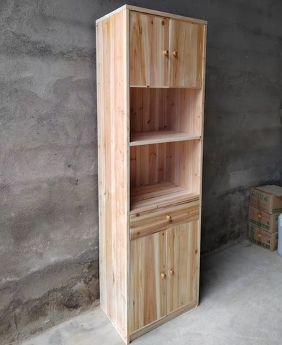 实木餐边柜置物架微波炉厨房落地