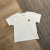 White Mushroom Print Short Sleeve Top