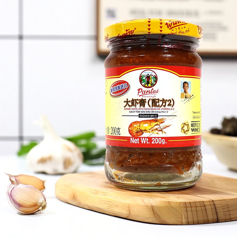泰国潘泰大虾膏配方2 200g*24瓶虾头油潘泰大虾膏200克Pantai虾酱
