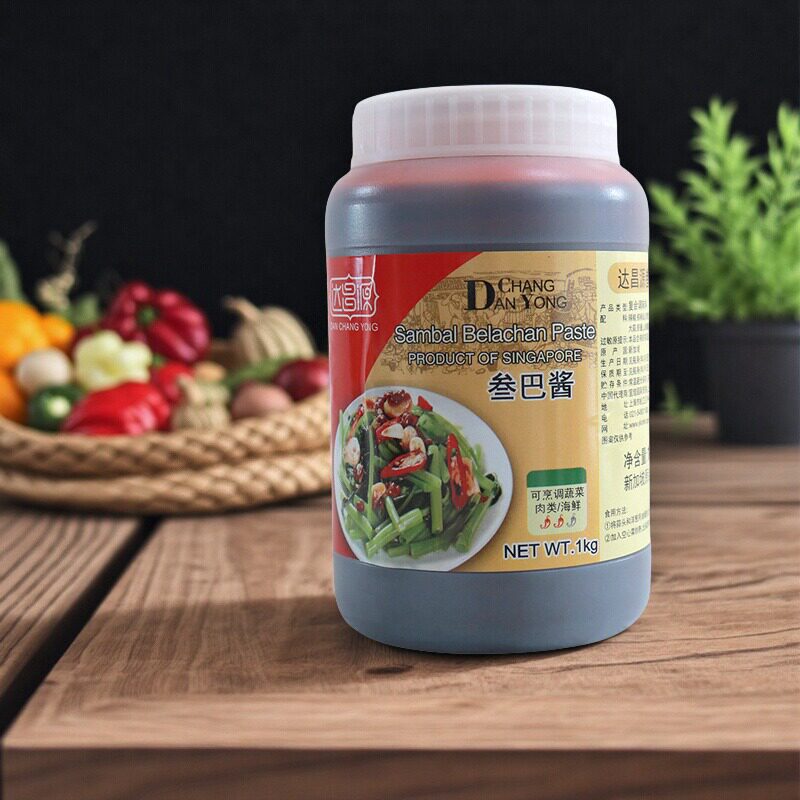 新加坡进口 达昌源叁巴酱1kg  炒菜炒饭调味料 瓶装