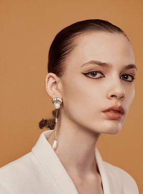 CHINCHIN 原创设计师配饰｜贝壳长链条耳环