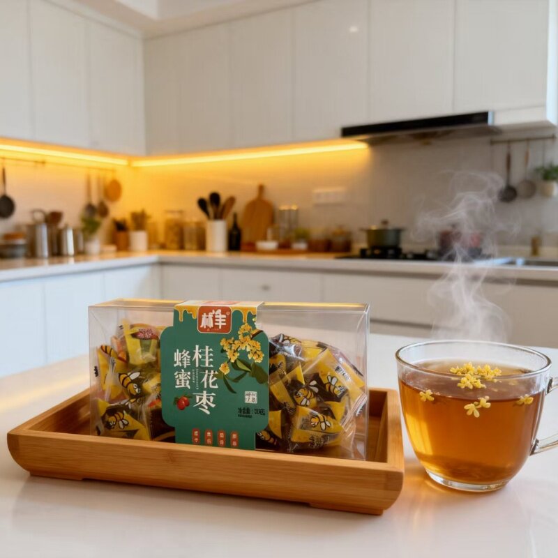 林丰阿胶枣蜂蜜桂花枣黑糖阿胶枣蜜饯无核枣零食独立包装山东特产