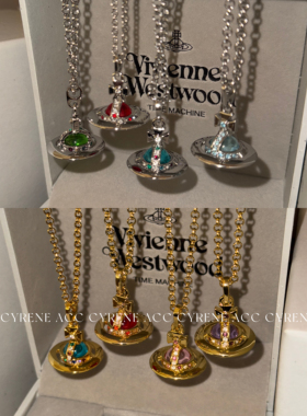 【orb中号土星项链】10mm直径立体星球项链女欧美轻奢小众高级感