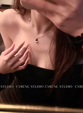 轻奢小众设计感扇形项链女气质高级简约百搭锁骨链2025新款