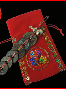 老神仙 古币清代真品 纯铜葫芦六帝钱挂件 汽车上一路顺风 包邮