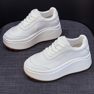 2026春季新款小码女鞋32 33内增高小白鞋厚底休闲板鞋时尚百搭
