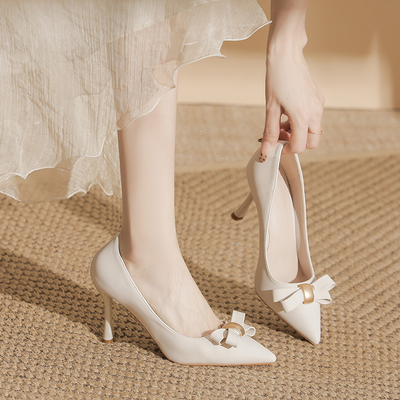 小码高跟鞋细跟30313233尖头单鞋