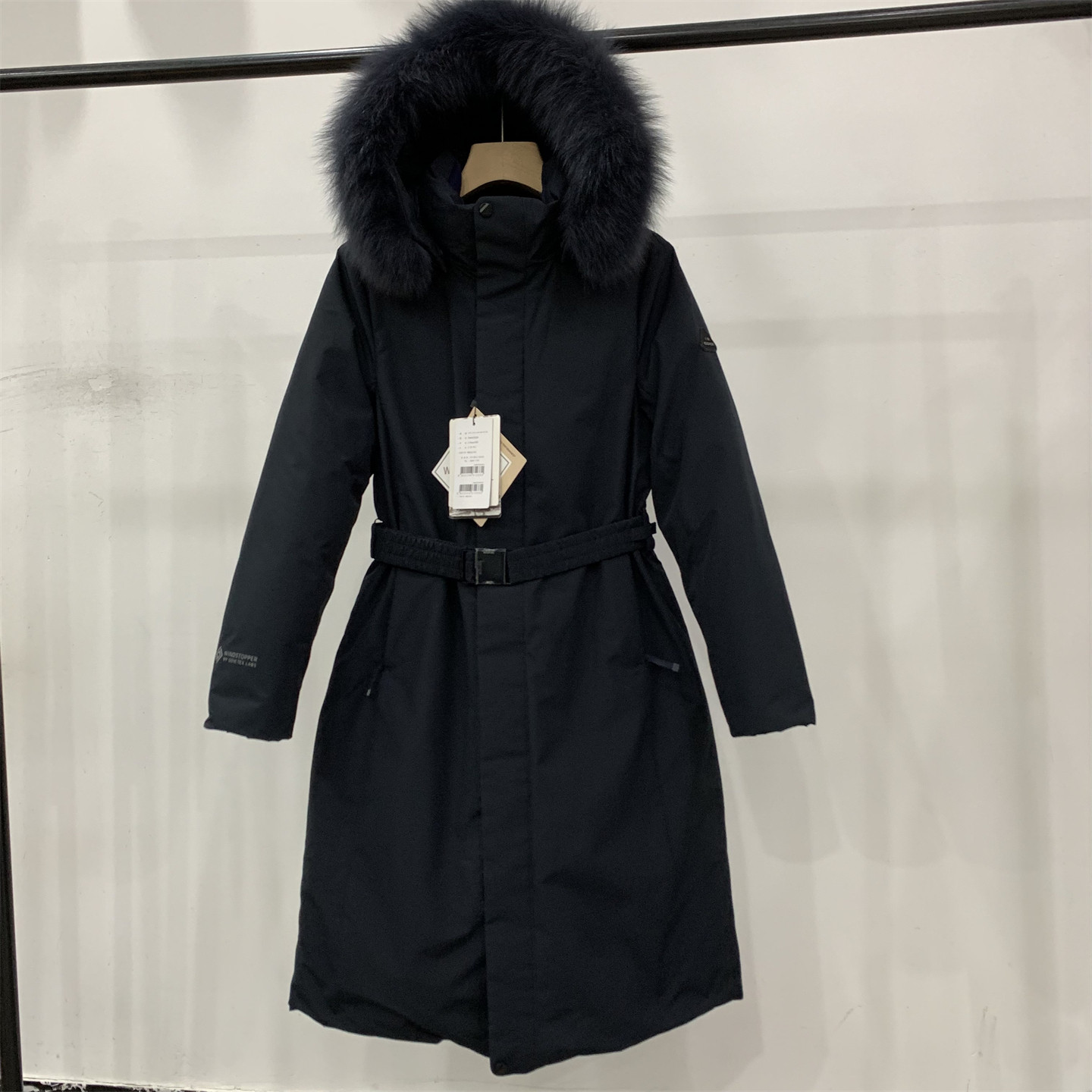 实拍张元英同款长款鹅绒羽绒服女三防面料2026冬季收腰加厚保暖