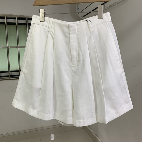 100%亚麻【赵露思同款】实拍2026夏季通勤显瘦休闲短裤五分裤女