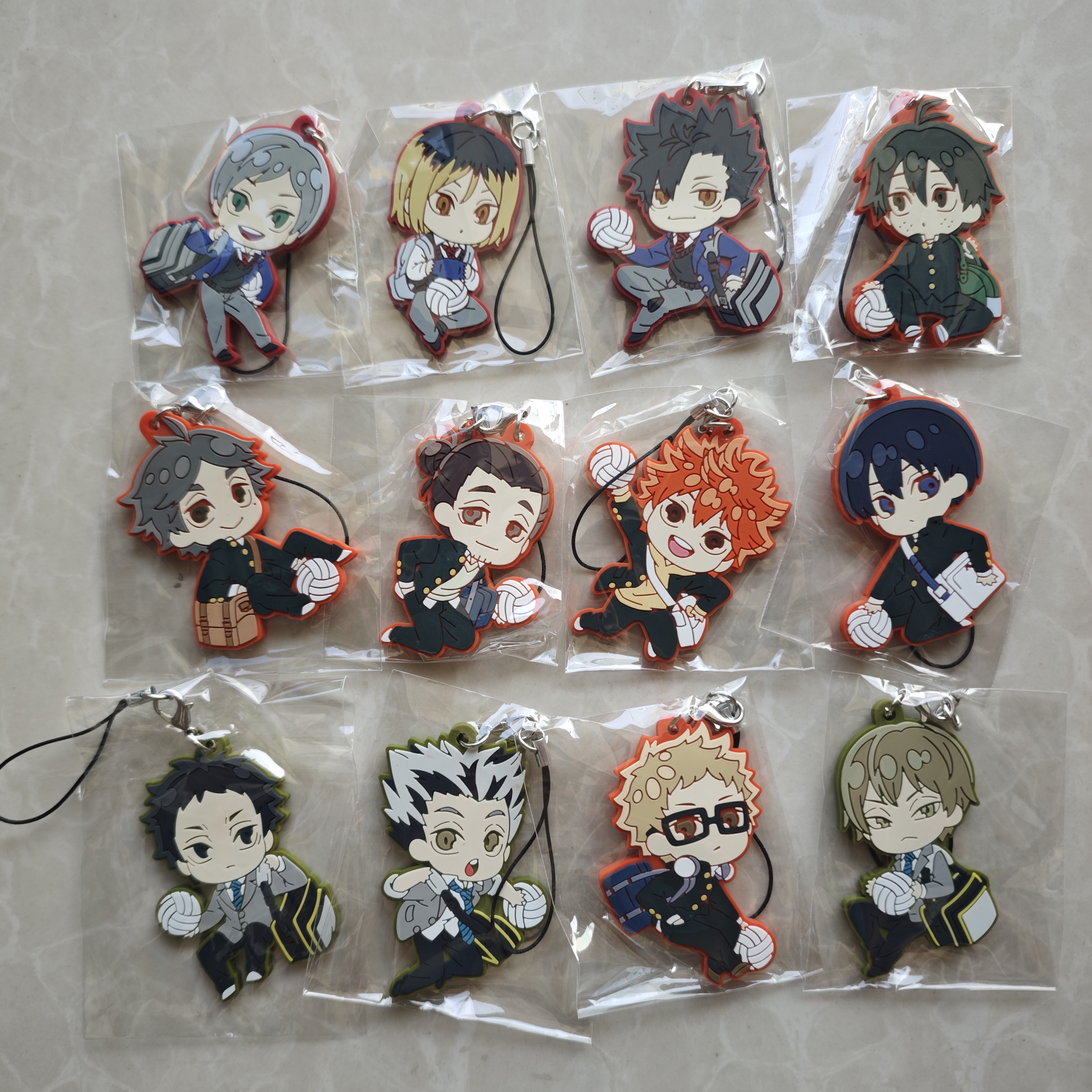 排球少年 日单散货 橡胶挂件 影山飞雄 月岛萤 及川彻 孤爪研磨