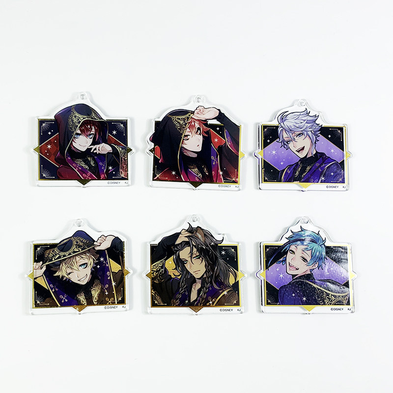 日单散货正版迪士尼扭曲仙境式典服金边系列floyd亚克力挂件azul