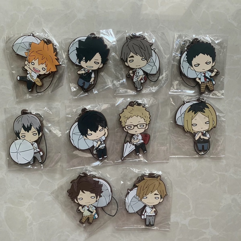 排球少年 日单散货 橡胶挂件 影山飞雄 月岛萤 及川彻 孤爪研磨