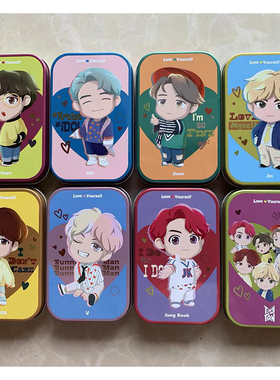 防弹少年团 散货 Tiny Tan 金属罐 V Jimin SUGA