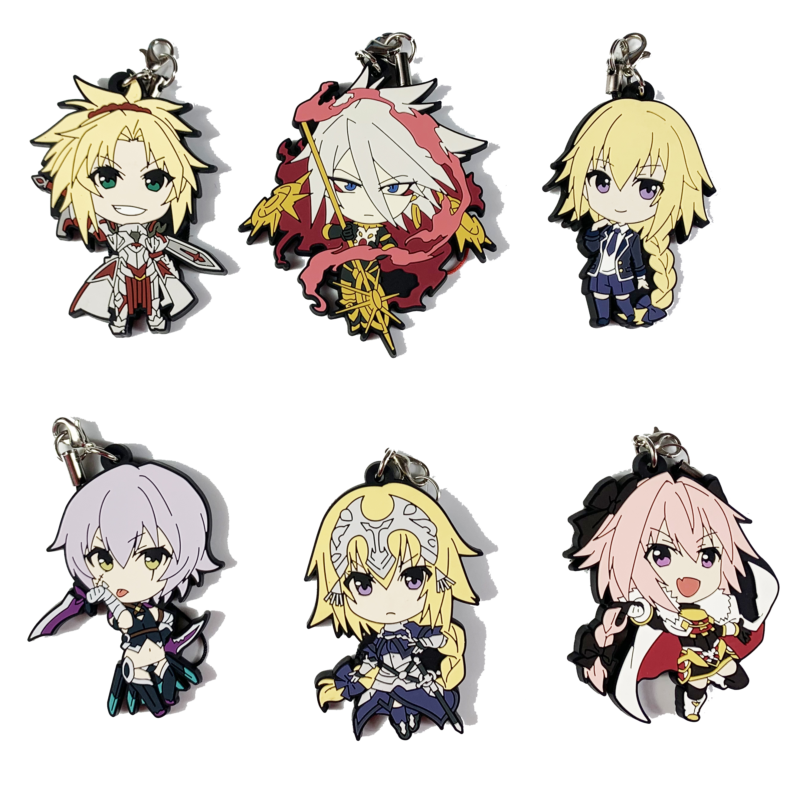 Fate FSN saber fgo橡胶挂件散货贞德君主埃尔梅罗Apocrypha