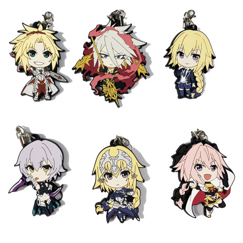 Fate FSN saber fgo橡胶挂件散货贞德君主埃尔梅罗Apocrypha