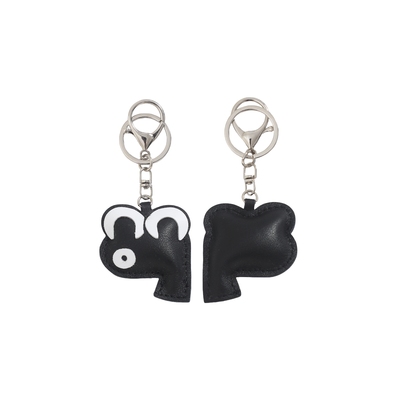 PuffFrogLeatherKeychain钥匙扣