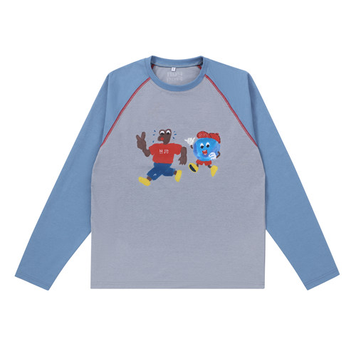 PuffFrog Running LS Tee “热跑”联名运动跑步服速干插肩长袖