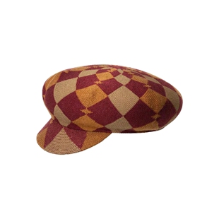 Halifax袋鼠菱形花纹宽檐贝雷帽男女同款 Argyle Gentle Kangol