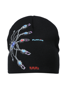 PuffFrog x TUTUTU. 联名蜘蛛脑机毛线帽针织帽男女冷帽
