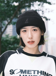 Beanie袋鼠新款 Kangol way 两种戴法冷帽针织帽线帽 Cardinal