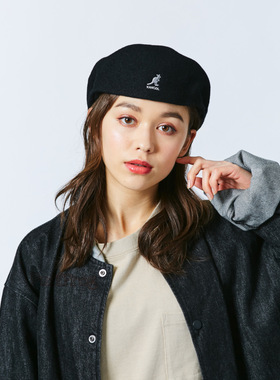 Kangol 504 Cap袋鼠羊毛复古鸭舌帽子画家帽王嘉尔同款网眼贝雷帽