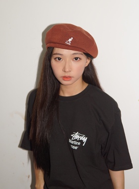Kangol Jax Wool/Bamboo Beret袋鼠网眼羊毛八角贝雷帽男女帽子