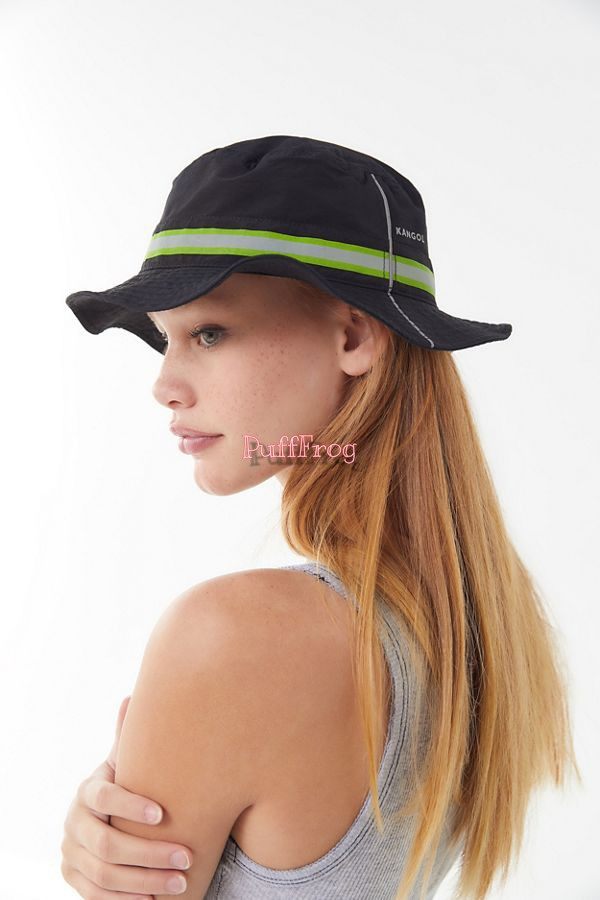 Kangol Urban Utility Bucket Hat 袋鼠新款帽子尼龙3M反光渔夫帽