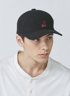 Kangol Bermuda Elastic Spacecap袋鼠毛巾料鸭舌帽男女棒球帽