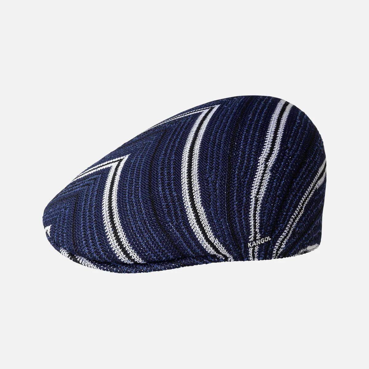Kangol Diagonal Stripes 507 Cap袋鼠斜条纹提花针织贝雷帽