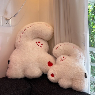 比心爱心结婚婚礼压床娃娃一对可爱抱枕床头靠枕沙发装饰新婚礼物