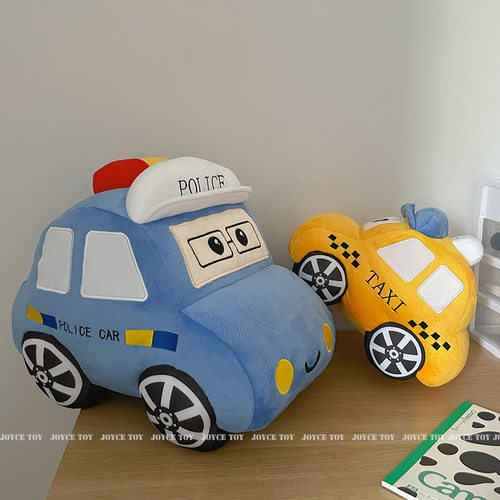 可爱毛绒玩具PP棉车车警车