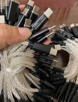 发烧级3.5纯银解码耳放es9280cPROtypec转3.5平衡耳机转换线