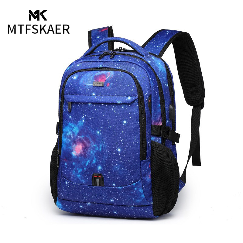 香港MTFSKAER正品多功能双肩包男女款大容量旅行电脑背包学生书包