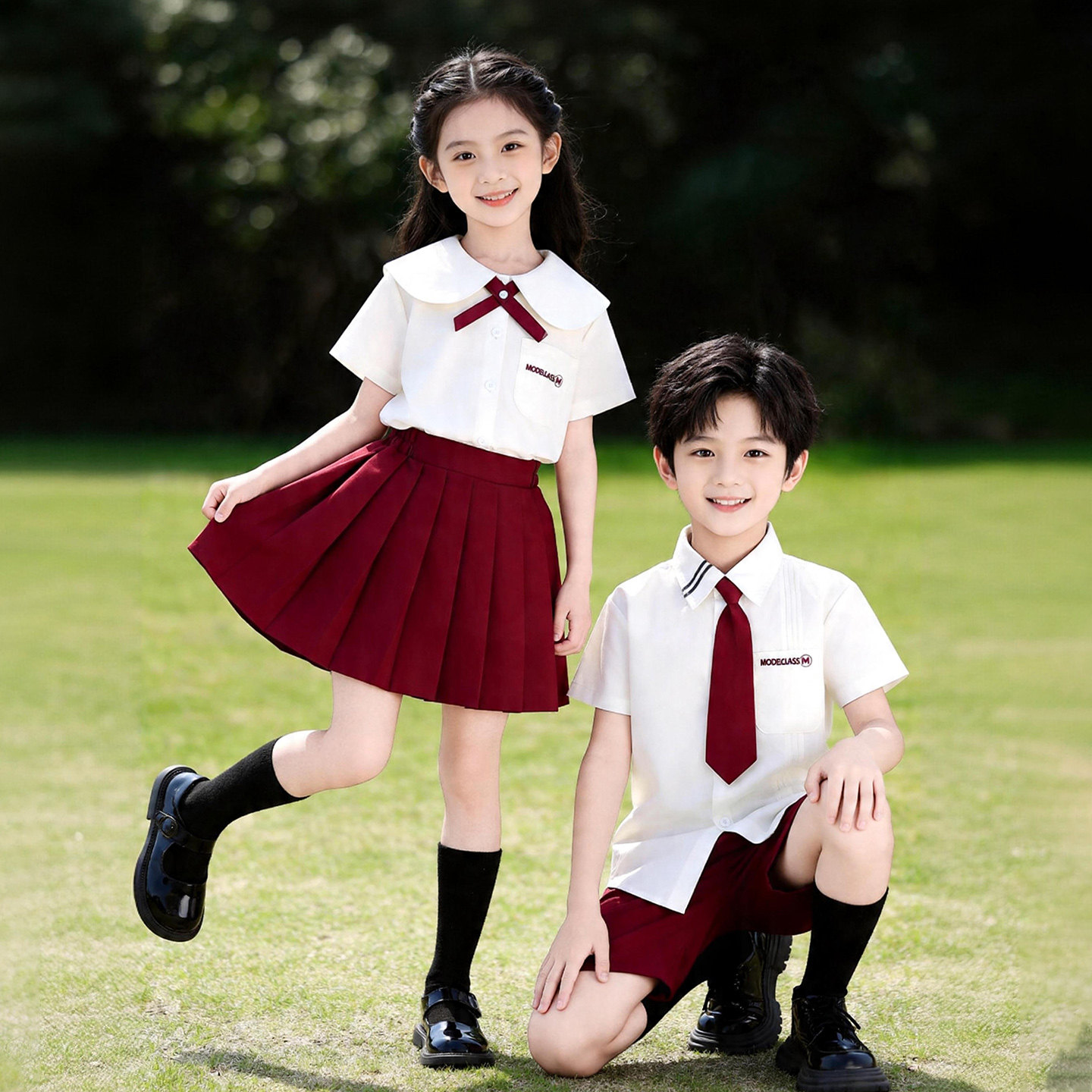 六一儿童演出服大合唱舞蹈服诗歌朗诵表演服小学生毕业照班服套装