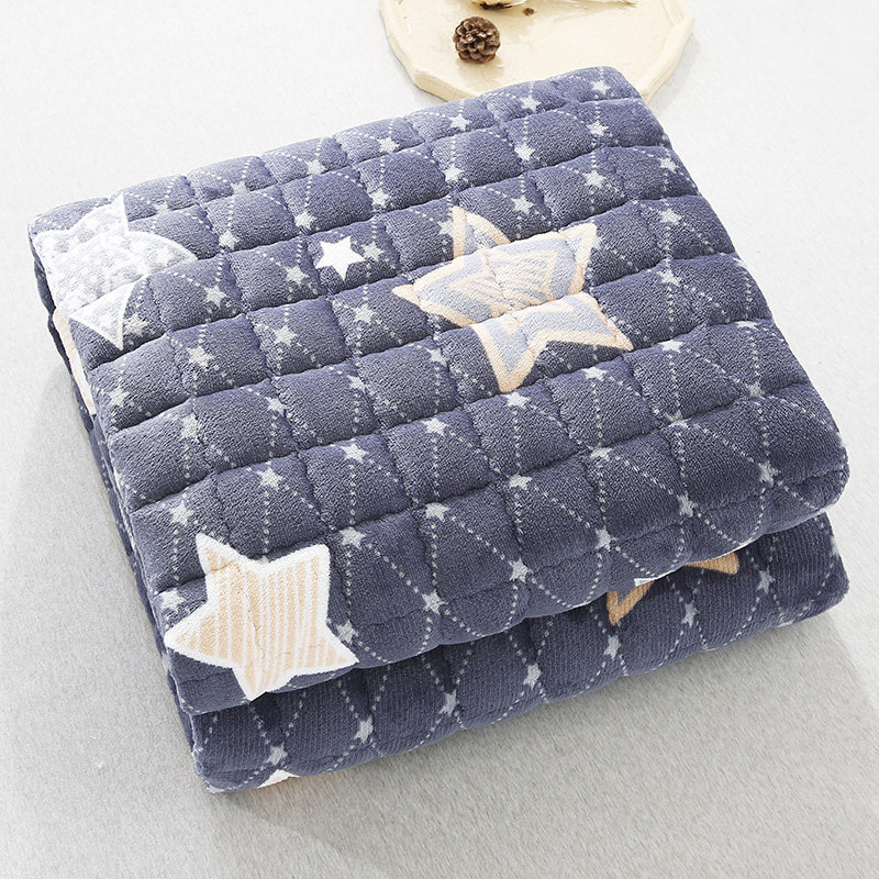 保暖床褥法兰绒宿舍单人冬季垫被