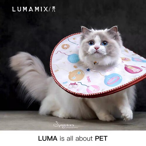 恨铁不成锤 LumaMix盒几夏季轻薄宠物伊丽莎白圈术后康复猫狗驱虫