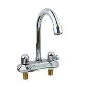 全铜洗脸盆菜盆水龙头冷热双孔面盆台盆洗脸盆水龙头卫生间混水阀