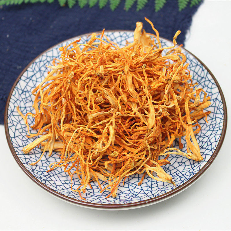 虫草花 金虫草花250g 干虫草花北虫草孢子头特产菌干货蛹虫草