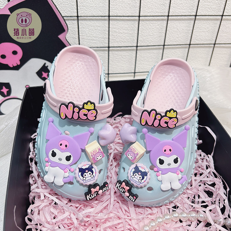 女童中大童拖鞋凉鞋夏季沙滩洞洞鞋女款软底防滑儿童女孩2026新款