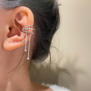 clip民族风长款 Fringed ear bone 流苏耳夹无耳洞ins氛围感耳骨夹