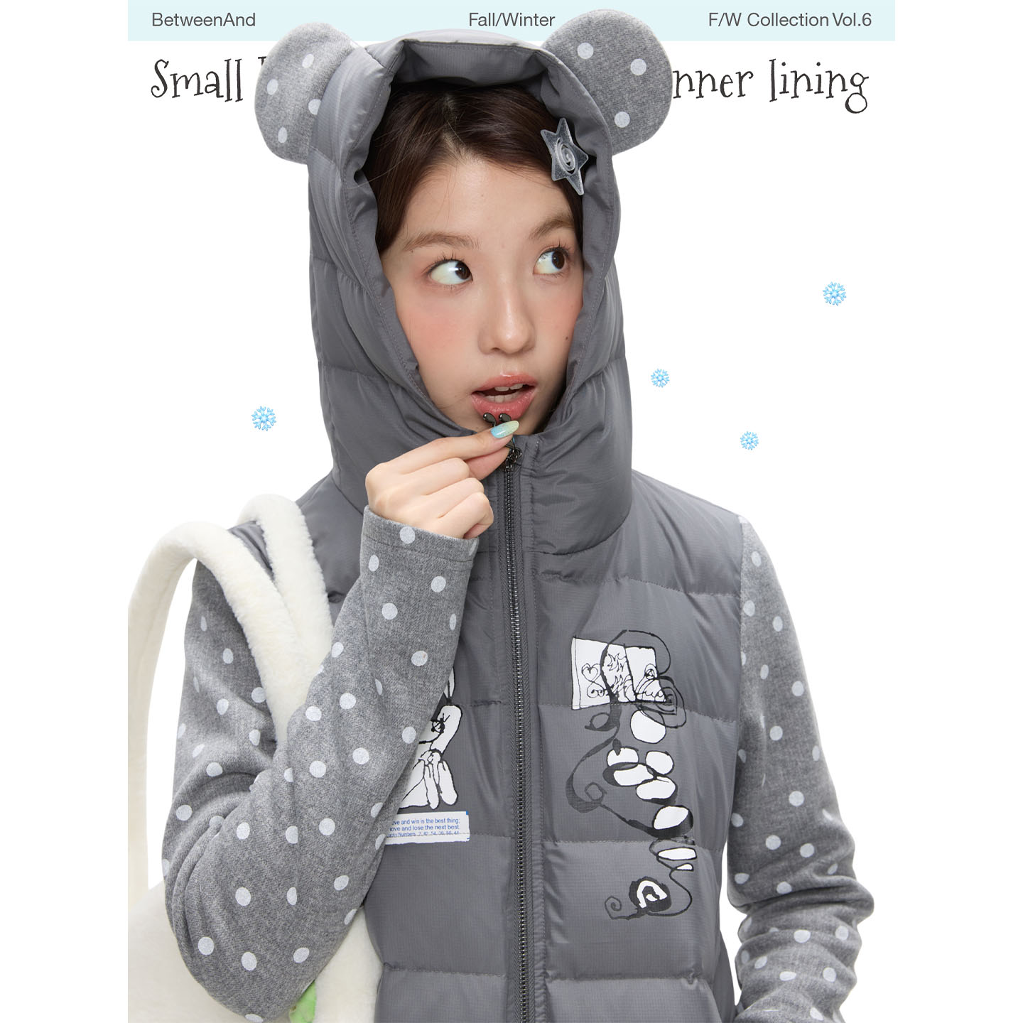 冬季小熊内胆轻薄羽绒服