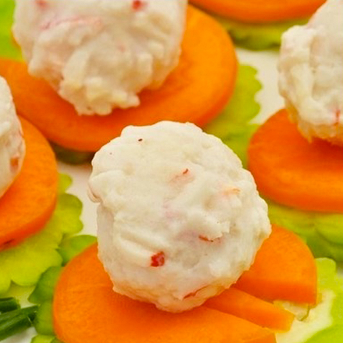 台湾爱之素素虾球200g/2500g 【冷冻】斋菜 仿荤 素食 实体慈生