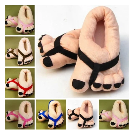 沙雕搞怪风大脚丫冬季居家